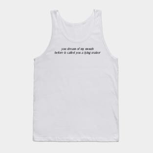 is it over now? lyrics Tank Top